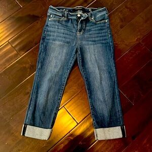 Liverpool Los Angeles, high-rise cropped jeans, size 28/6.